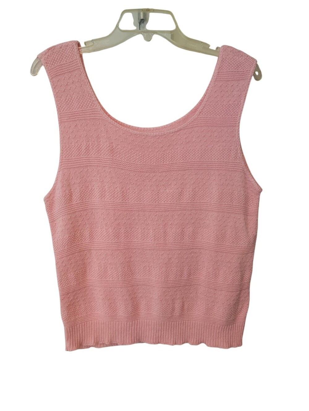 Vintage Women's Pink Sweater Tank Top